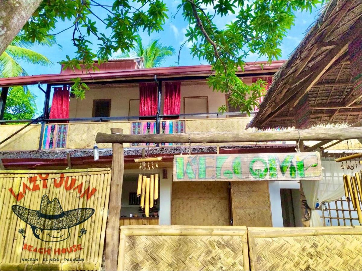 Lazy Juan Beach House Nacpan El Nido Eksteriør bilde