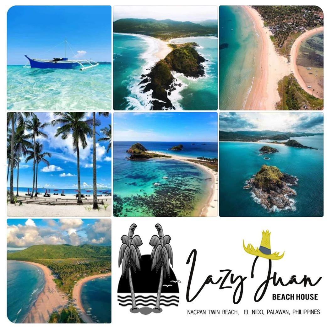 Lazy Juan Beach House Nacpan El Nido Eksteriør bilde