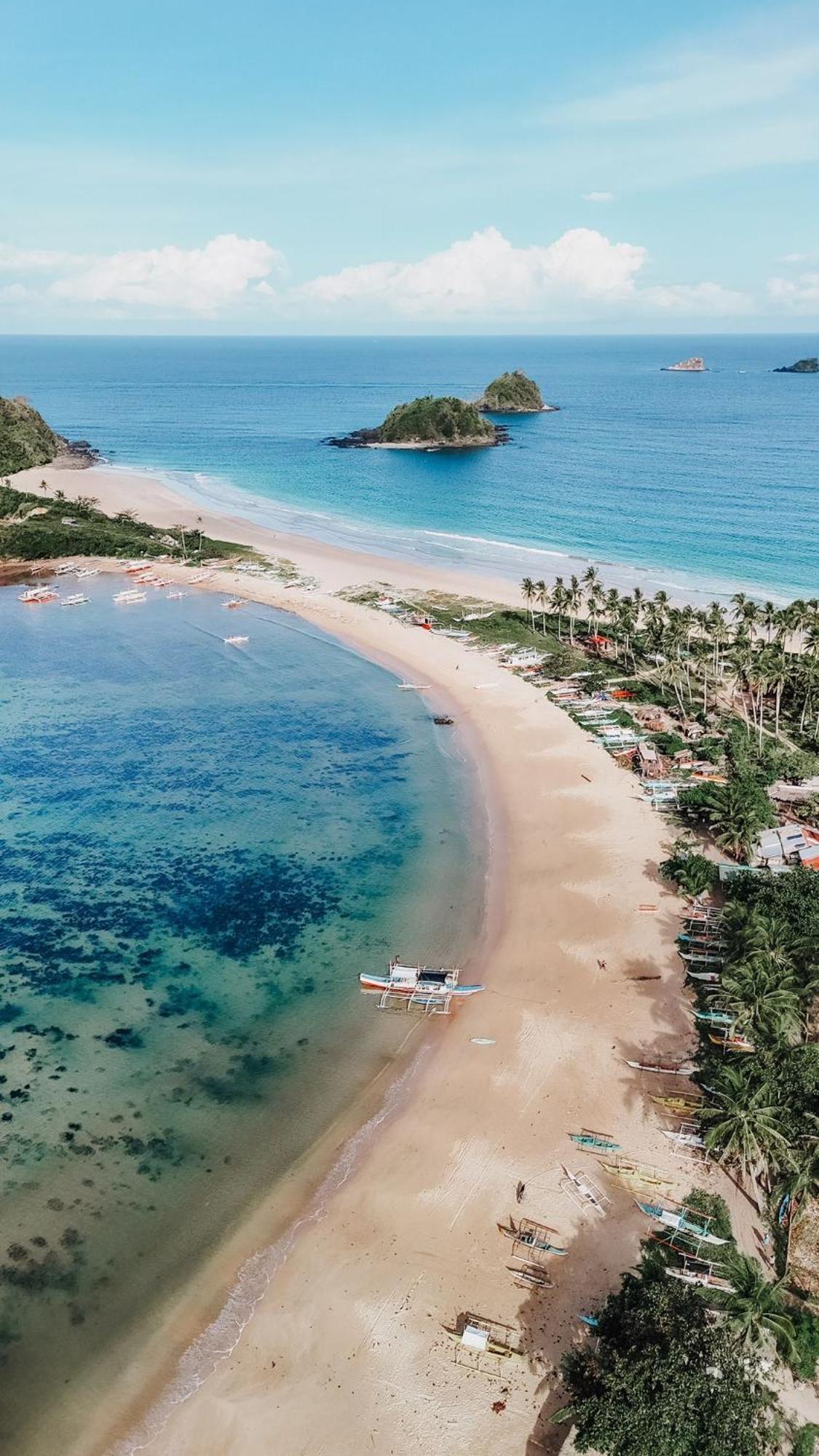 Lazy Juan Beach House Nacpan El Nido Eksteriør bilde